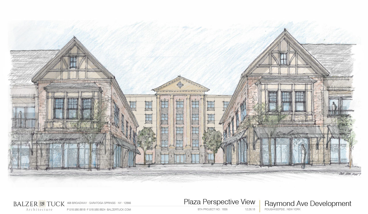 Architect rendering of proposed Raymond Avenue project