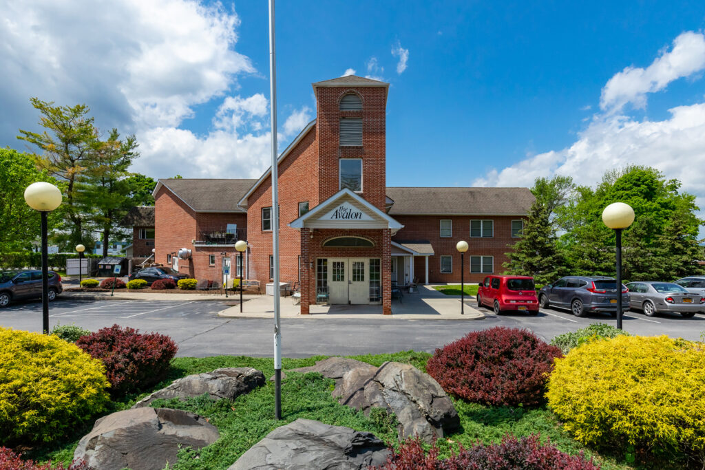 Photo of front of Avalon building