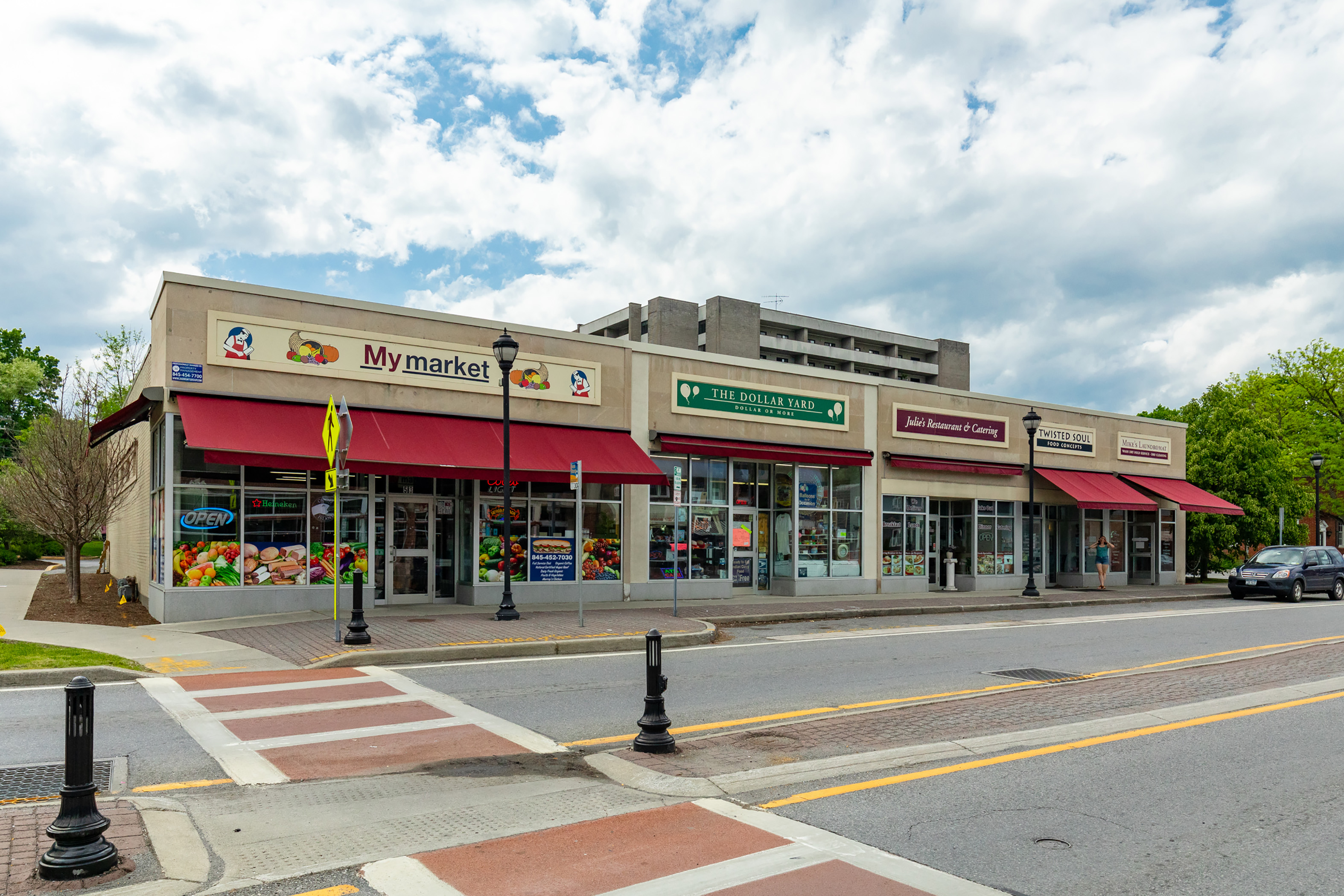 Photo of 5 store fronts at 43-53 Raymond Ave
